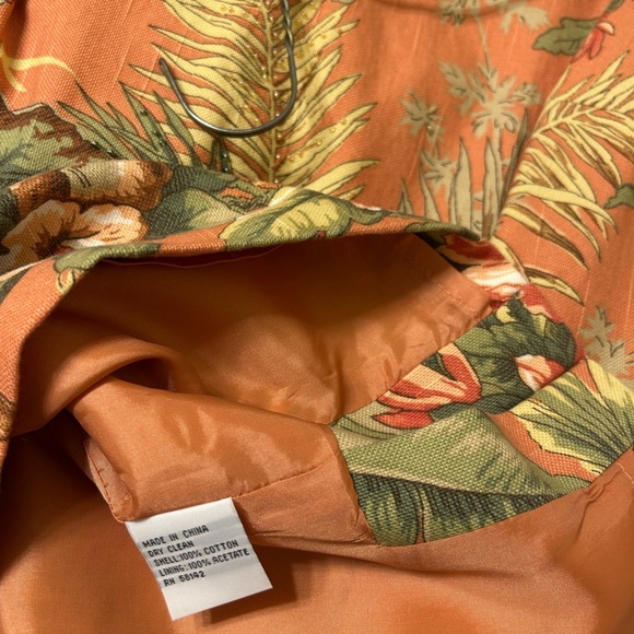 Talbots Orange Floral Dress - Picture 6 of 6